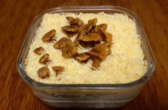 "Осенний" салат не только для осени - вкусно, просто и с грибочками